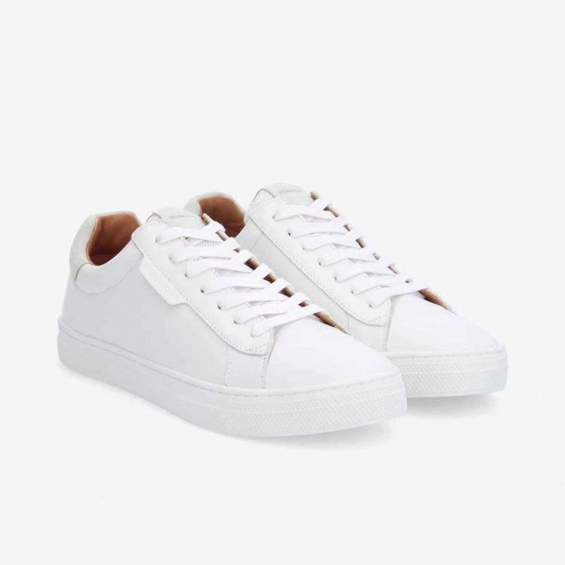 SPARKLE SNEAKER M - NAPPA/SUEDE - BLANC/BEIGE